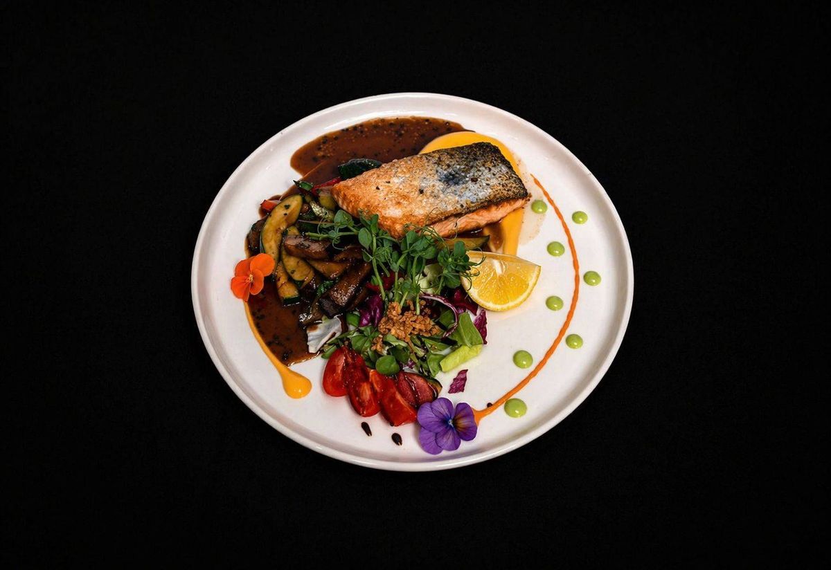 File de Somon cu Legume Teriyaki